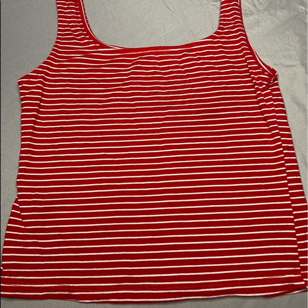 Striped Cropped Tank